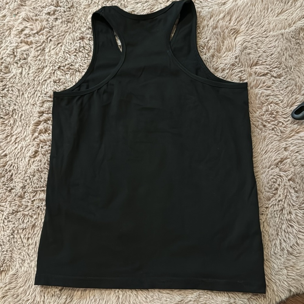 Black youth XXL fitted tank top racerback shirt athletic wear sports shirt kids​ - Picture 3 of 3